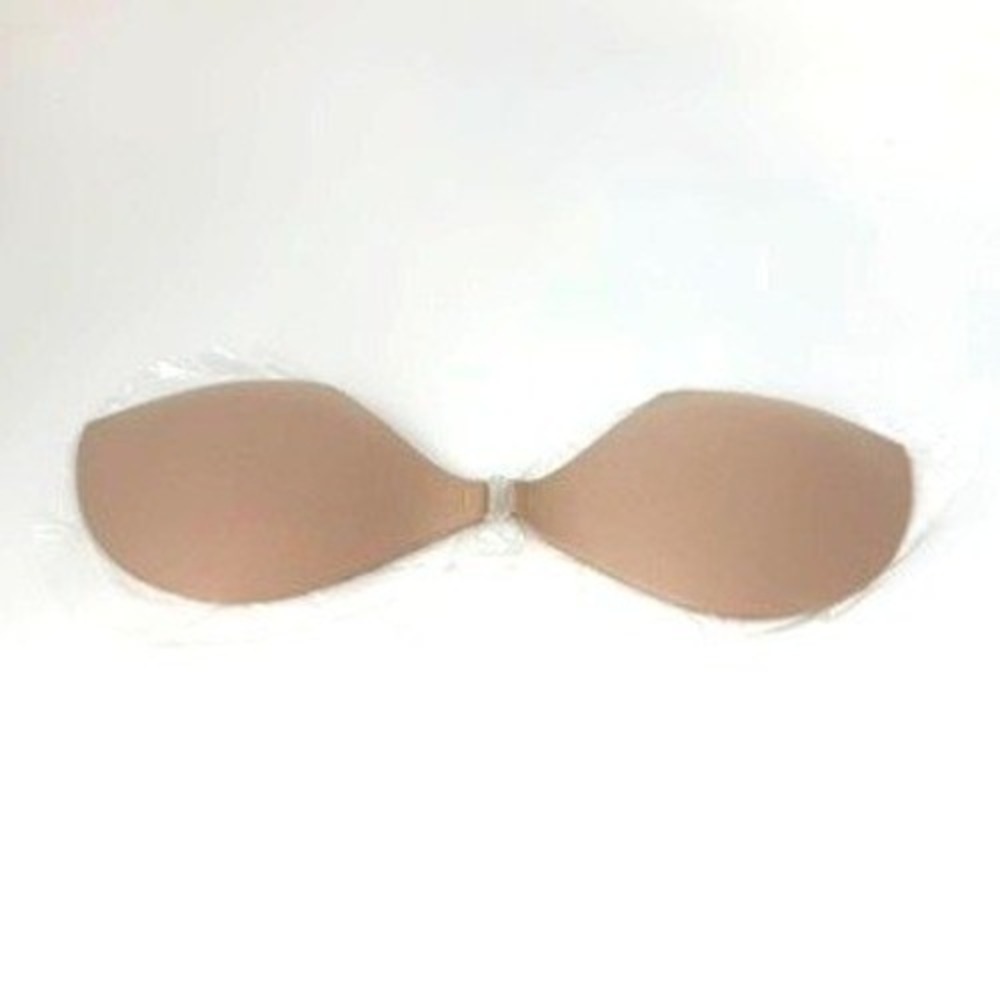 BOOMBA Demi Sticky Bra Beige Size AA Strapless Adhesive Silicone NEW Open Box